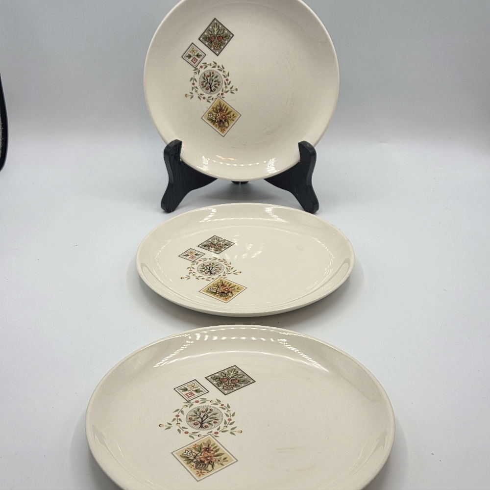 Taylor, Smith  & Taylor Ever Yours Brocatelle Bread and Butter Plates